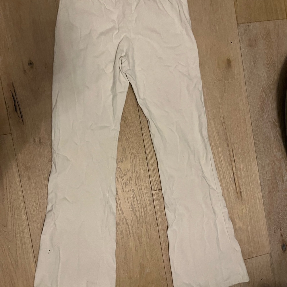 White Drawstring Pants - Picture 2 of 2